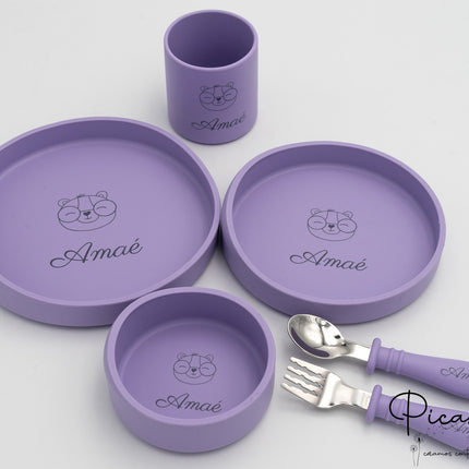 Personalisierte Kindergeschirr 6-teilig