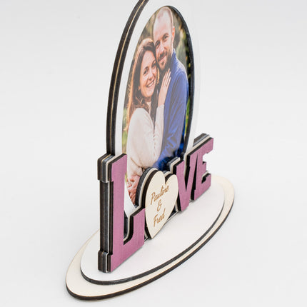 Valentinstag-Fotorahmen