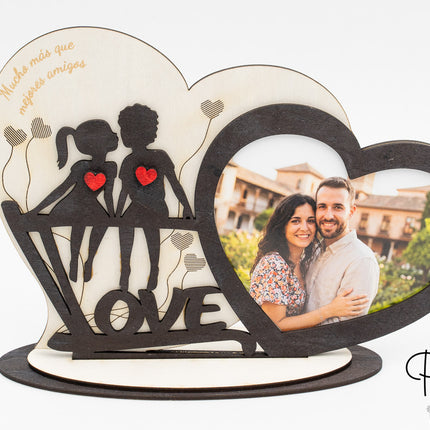 Valentinstag-Fotorahmen