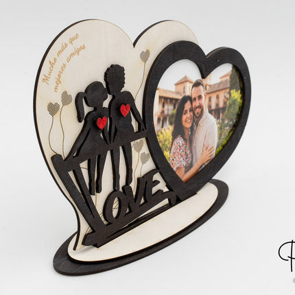 Valentinstag-Fotorahmen