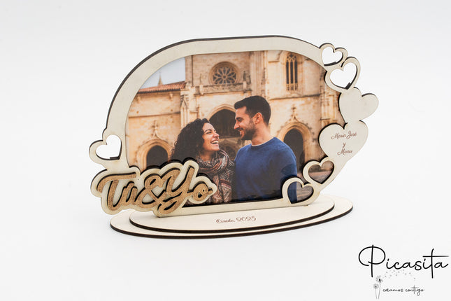 Valentinstag-Fotorahmen