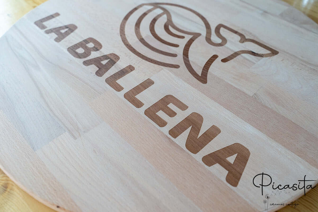 Personalisierte runde Tafel
