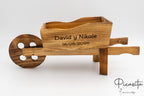 Mittlere Holzschubkarre