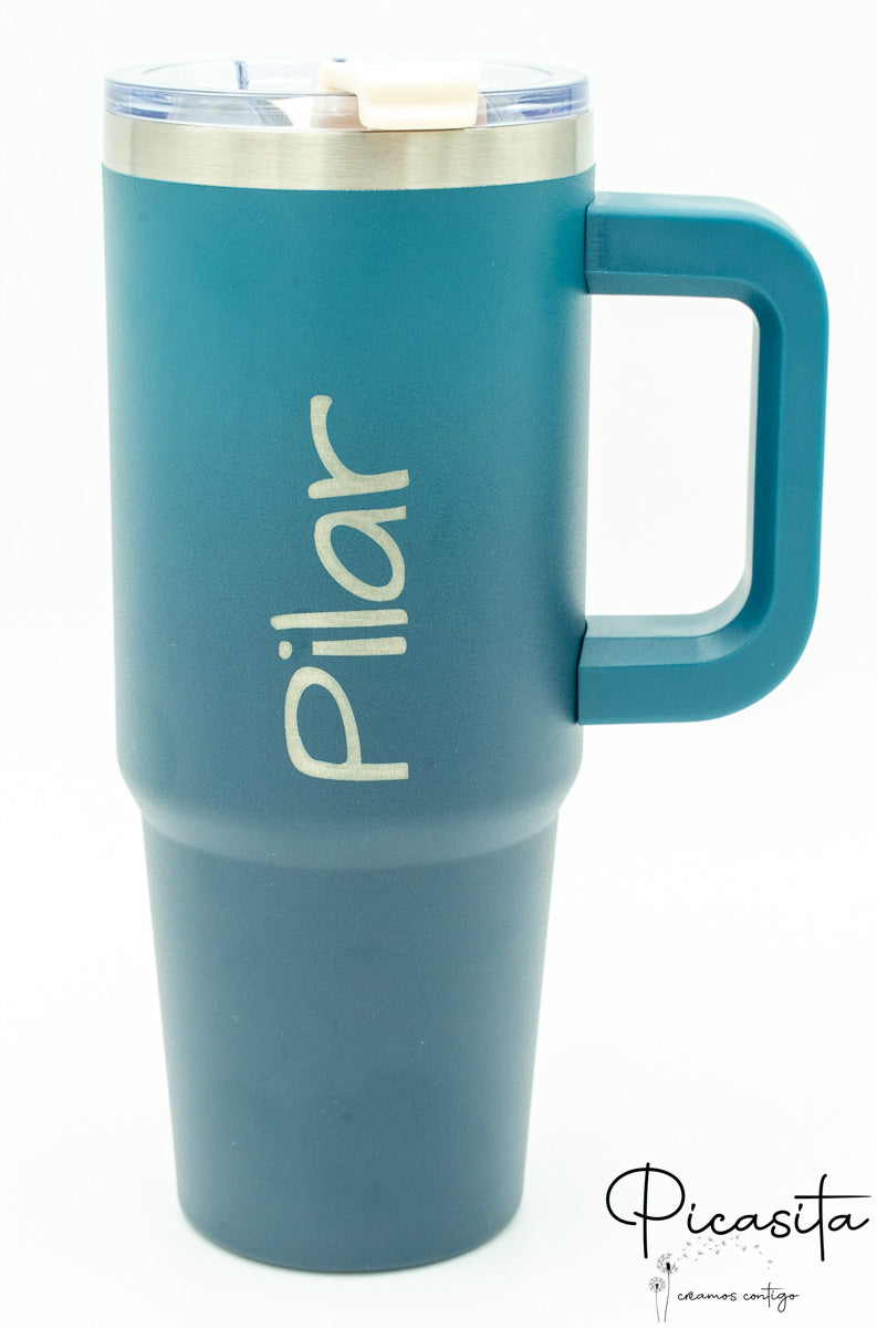 Personalisierte Thermoflaschen mit Griff