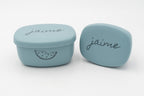 Personalisierte kleine Silikon-Tupperware (2 Stück)