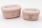 Personalisierte kleine Silikon-Tupperware (2 Stück)