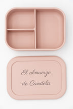 Tupper grande de silicona con tapa personalizada