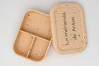 XL-Silikon-Lunchbox mit drei Fächern