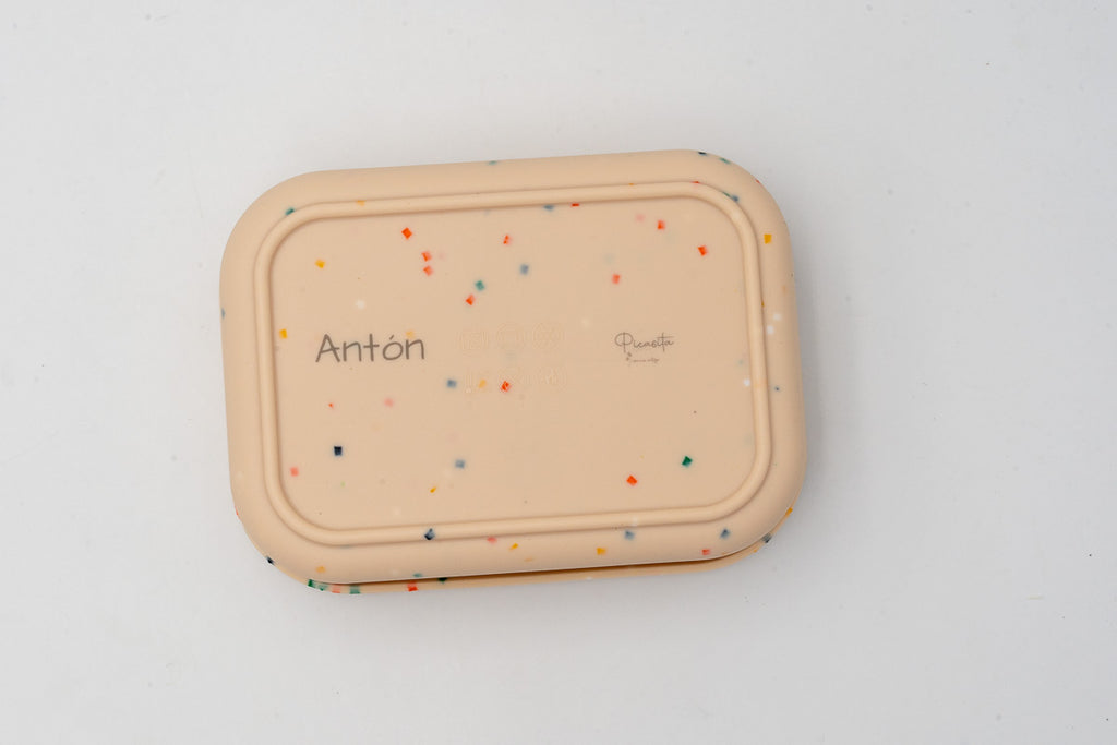XL-Silikon-Lunchbox mit drei Fächern