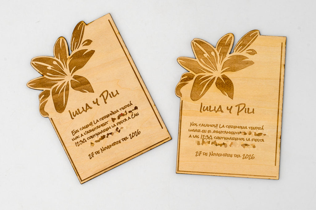 Personalisierte Hochzeitseinladung