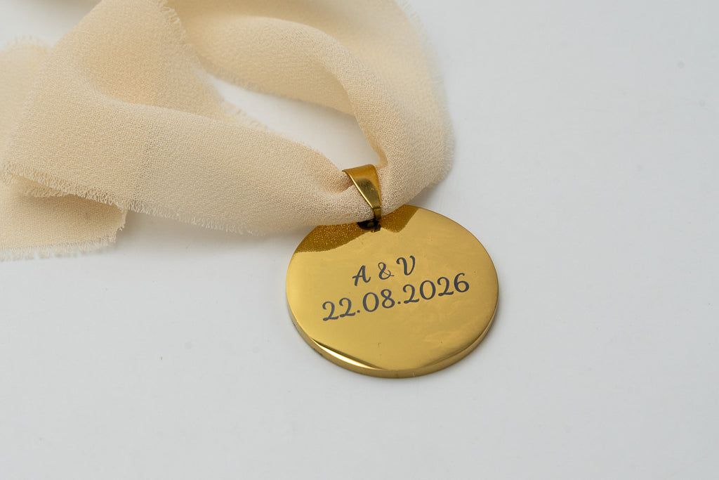Medaille Brautstrauß