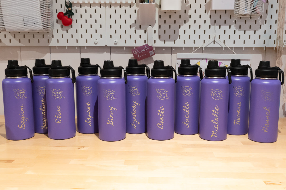 Personalisierte Thermoflaschen mit Griff