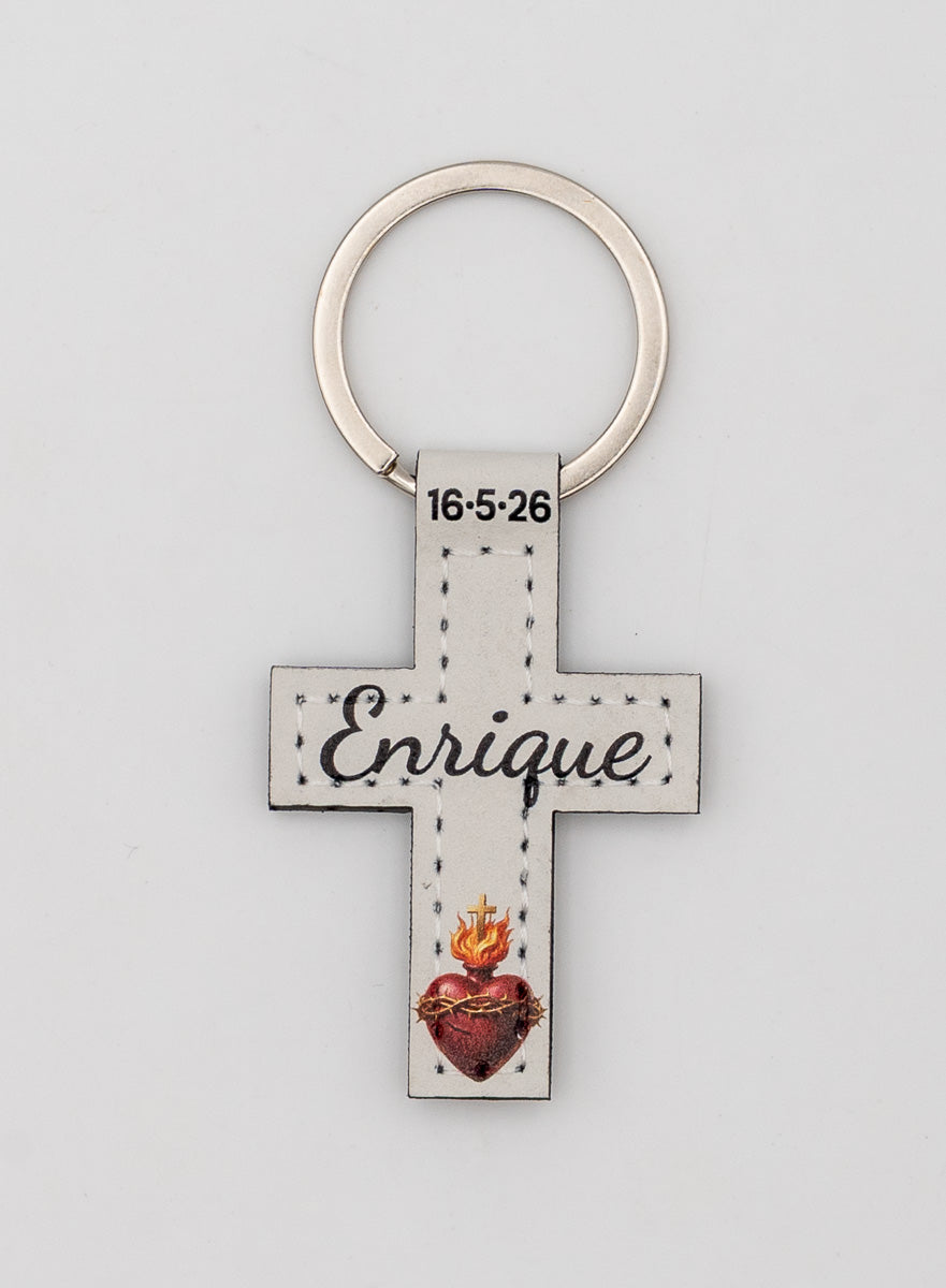 Kommunionkreuz personalisiert mit Namen und Datum