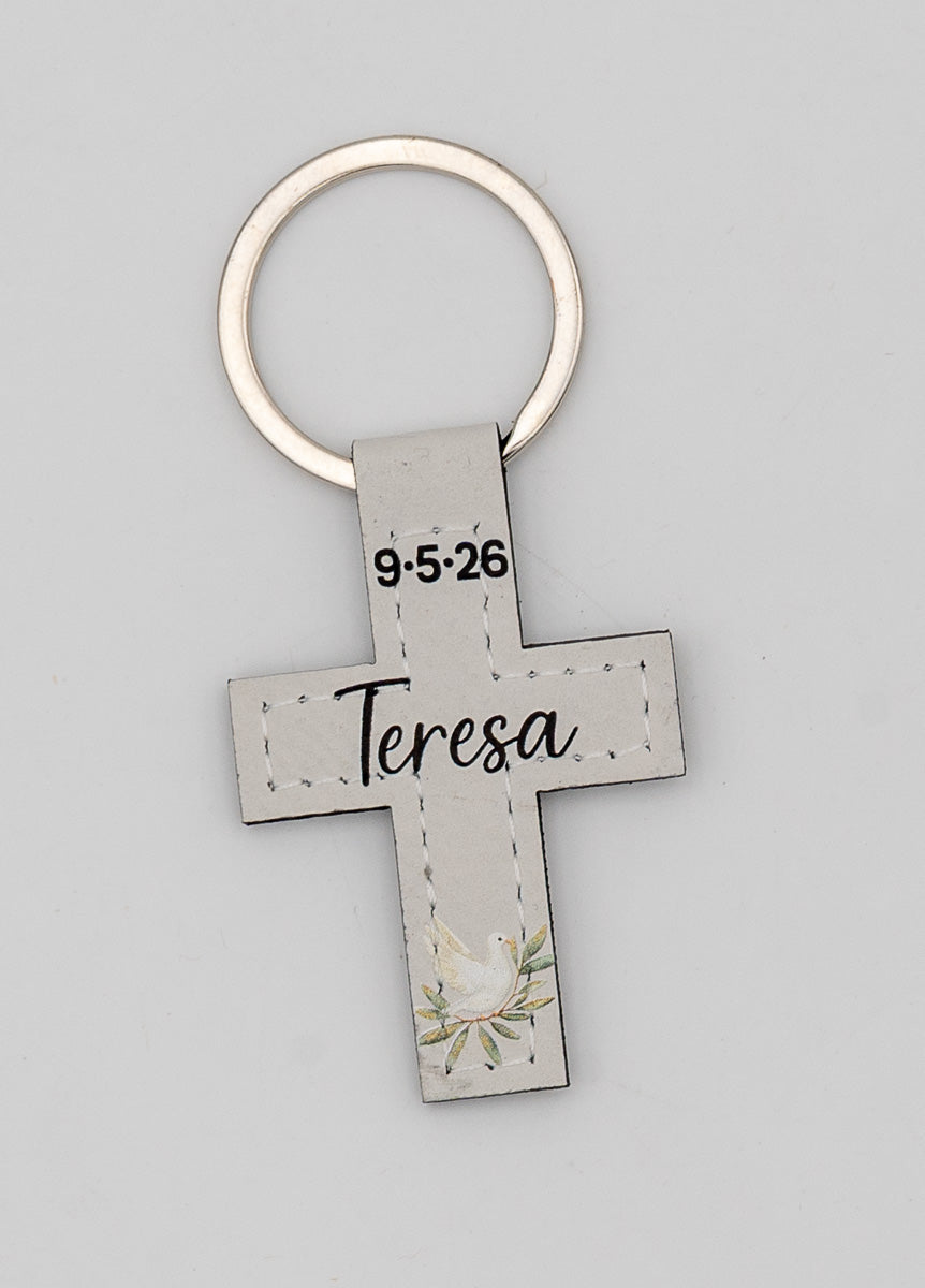 Kommunionkreuz personalisiert mit Namen und Datum