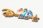Personalisierter Disney-Schlüssel mit Namen und Figuren aus Aladdin