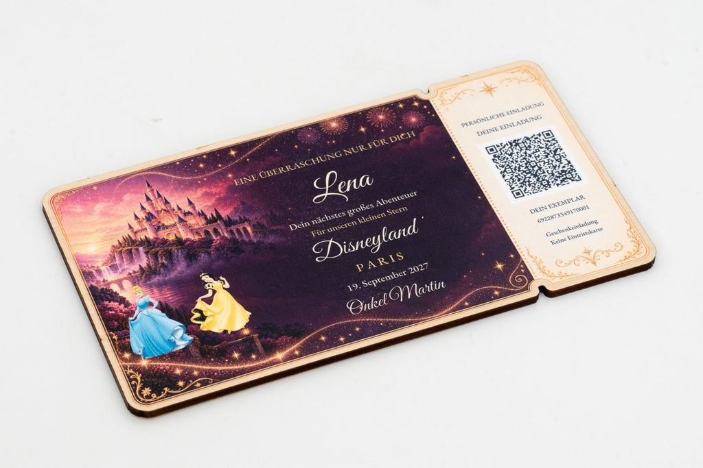 Disneyland Überraschung Geschenk mit Namen