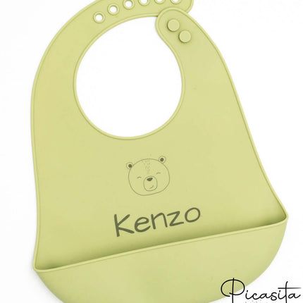 Babero de Silicona Personalizado