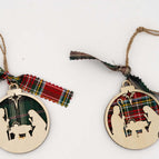 Krippe Maria und Josef / Grün