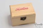 Caja de Madera Personalizada con Nombre