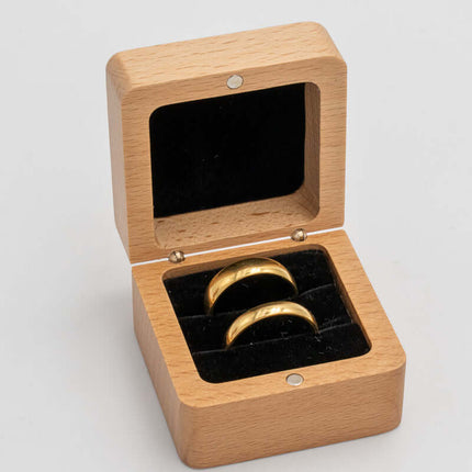 Caja para Anillos de Boda y Compromiso