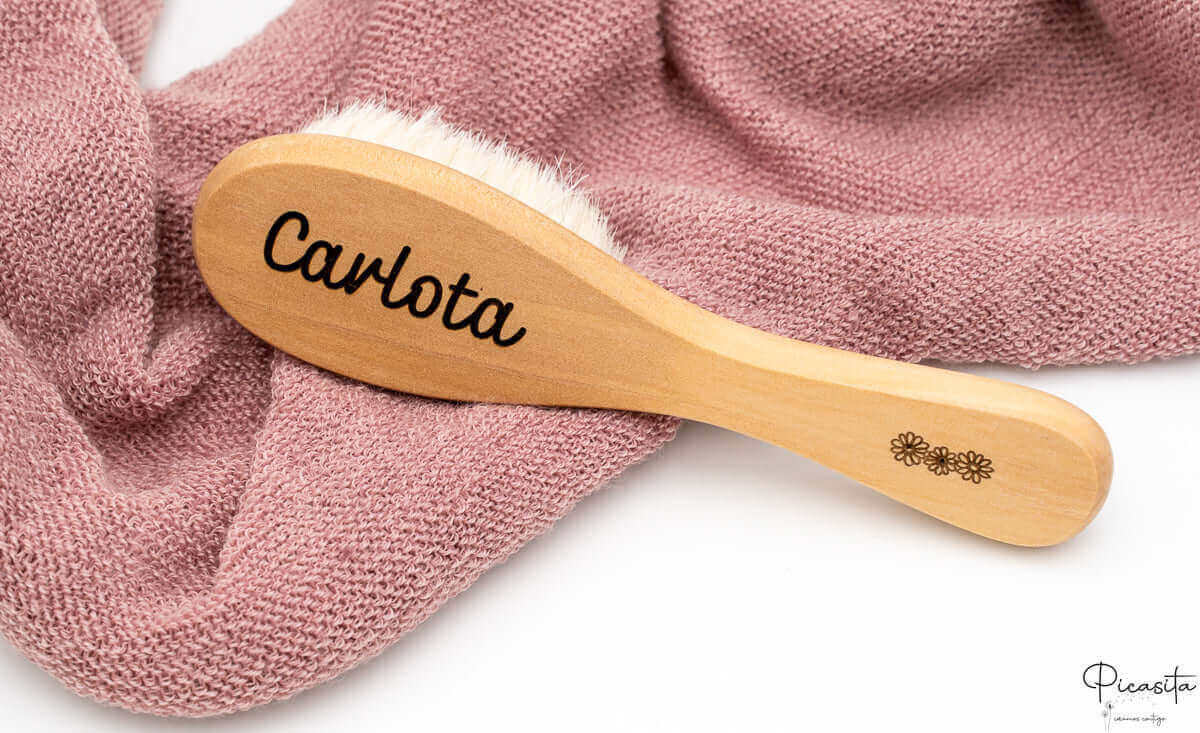 Cepillo de Madera Ultrasuave para Bebés