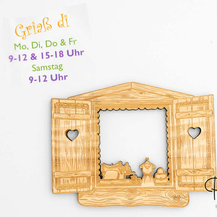 Cartel de Horario de Apertura Personalizado