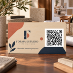 Simulation von Personalisiertes Firmenschild mit QR-Code · Beispiel 1