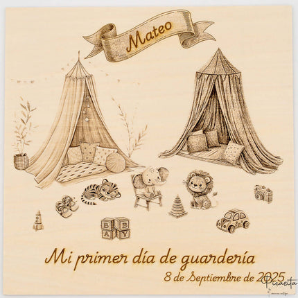 cartel_mi_primer_dia_de_guarderia_boho