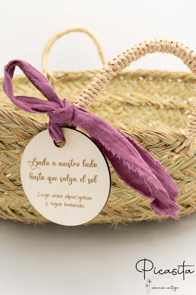 Cesto para Alpargatas de Boda