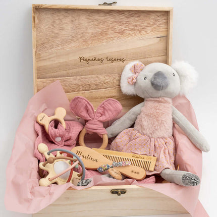 Cofre de Madera para Regalo a Recien Nacido