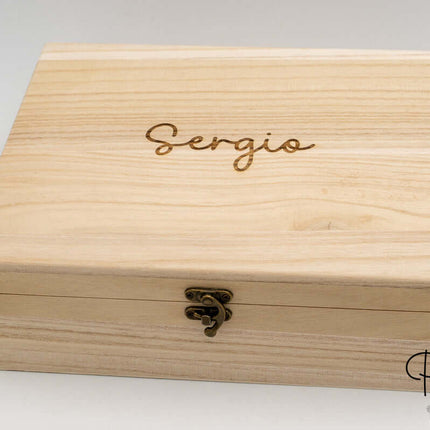 Cofre de Madera para Regalo a Recien Nacido