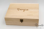 Cofre de Madera para Regalo a Recien Nacido