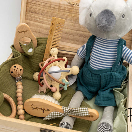 Cofre de Madera para Regalo a Recien Nacido