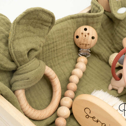 Cofre de Madera para Regalo a Recien Nacido