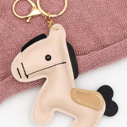 Colgantes para Bolsos de Cuero PU Caballo Beige