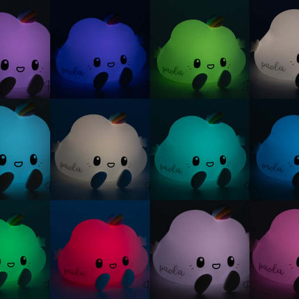 Nachttischlampe aus Silikon