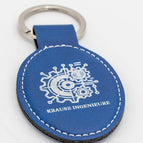 Oval 58x40 mm / Blau - Silber