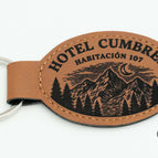 Oval 58x40 mm / Braun - Schwarz