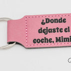 Rechteckig 50x30 mm / Rosa - Schwarz