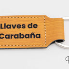 Rechteckig 50x30 mm / Holz - Schwarz