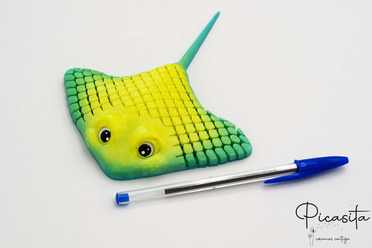 Manta Raya Impreso en 3D