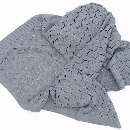 Manta Bebe Verano | 100% Algodon | Color Azul