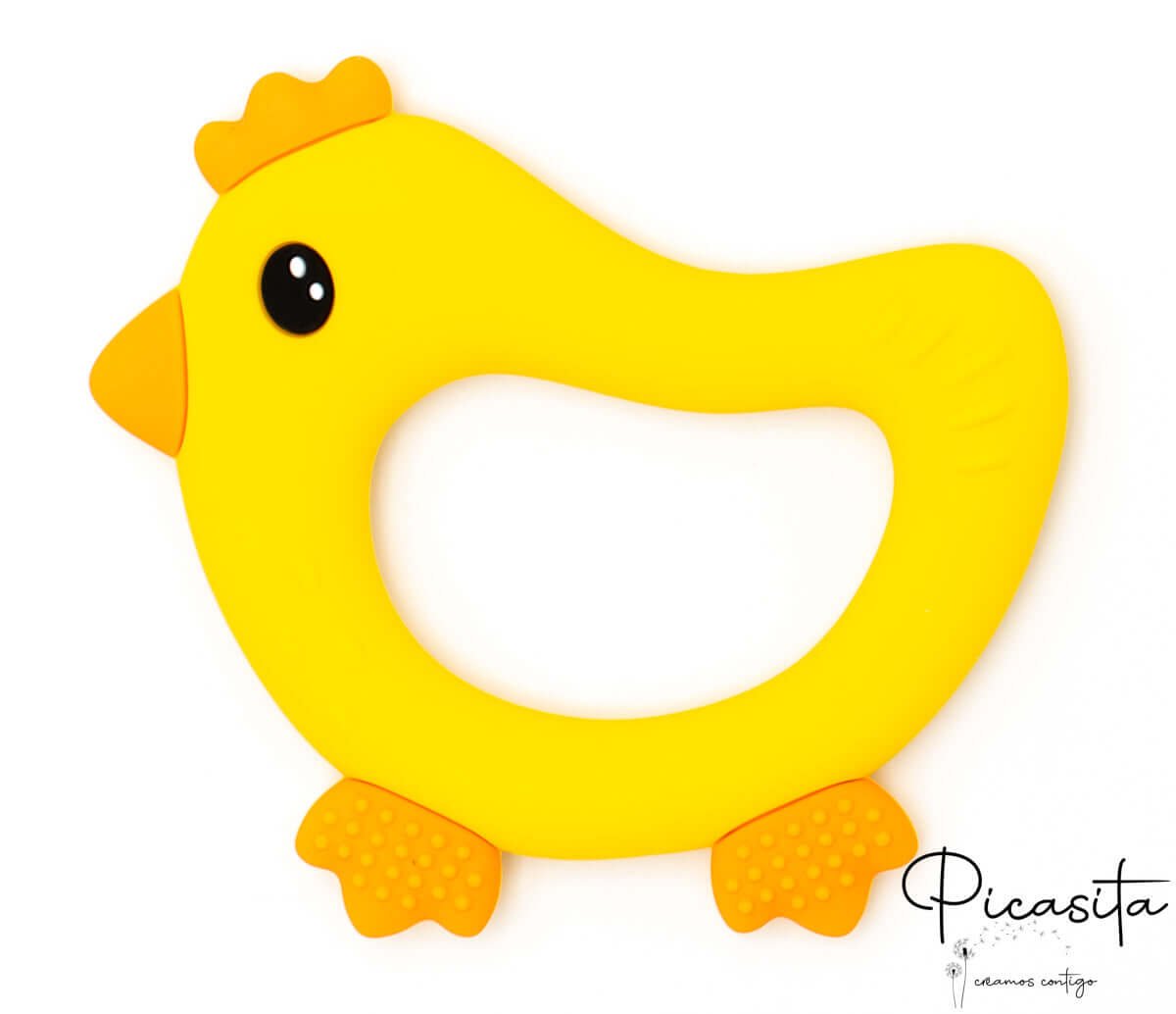 Pollito - mordedor_de_silicona_de_pollito