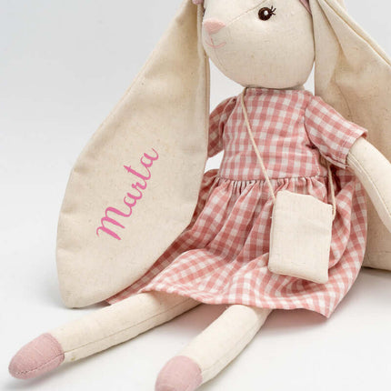 Muñeca de Trapo Conejita Rosa