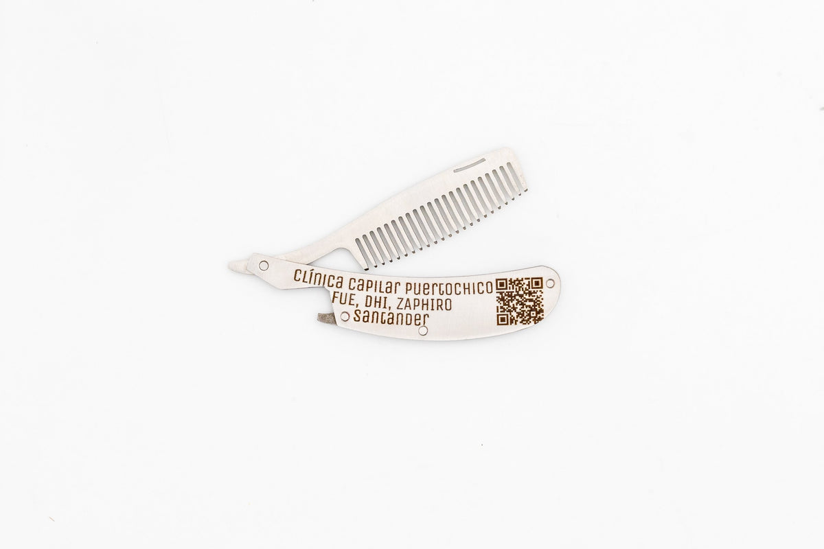 Peine de Metal Personalizado