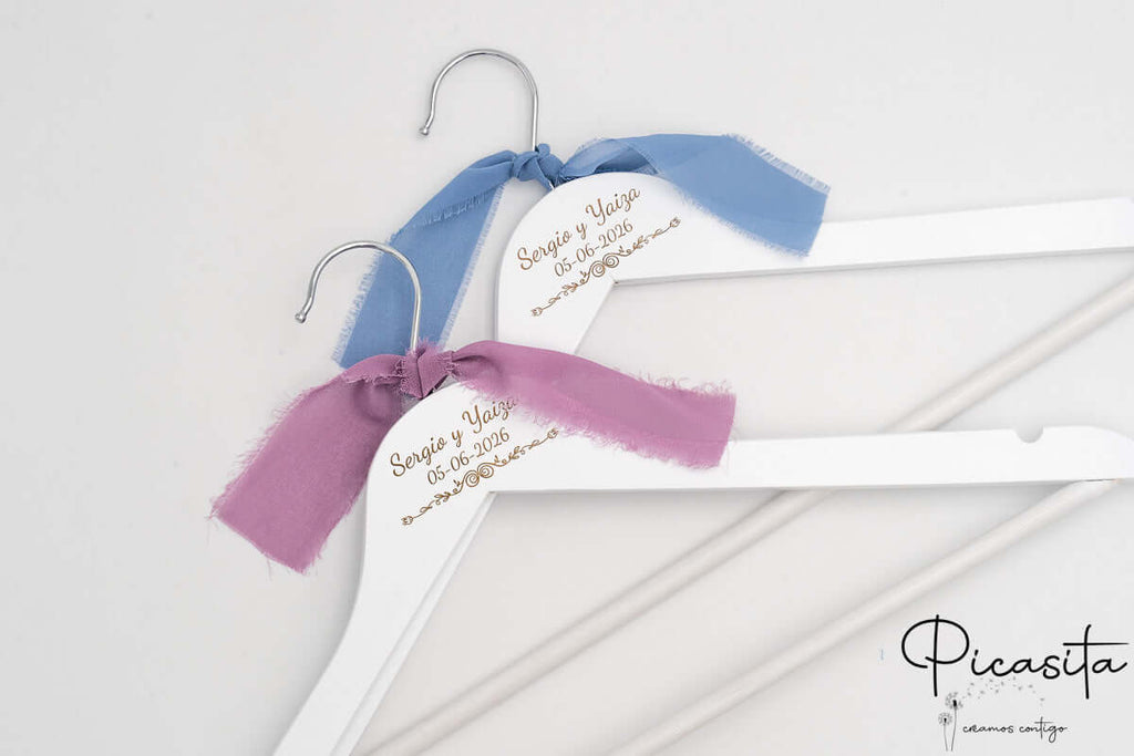 Percha Personalizada para Novios