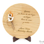 Naturholz + Ständer