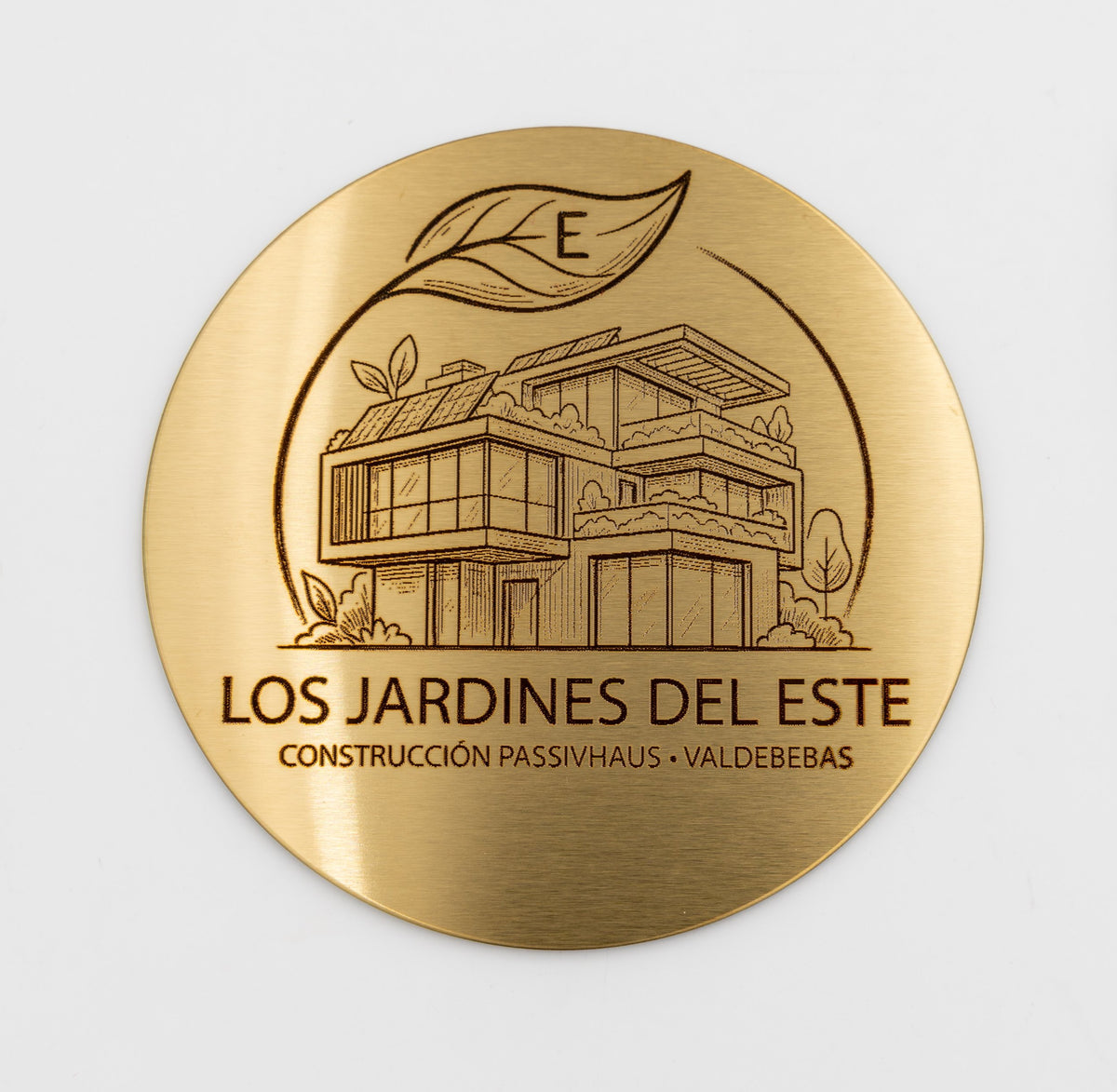 Posavasos de Acero Grabados