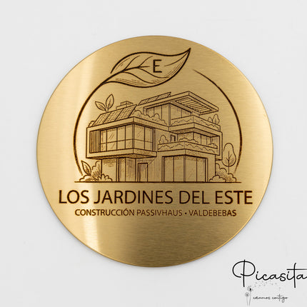 Posavasos de Acero Grabados