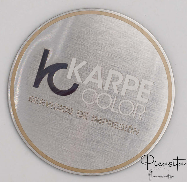 Posavasos de Acero Grabados